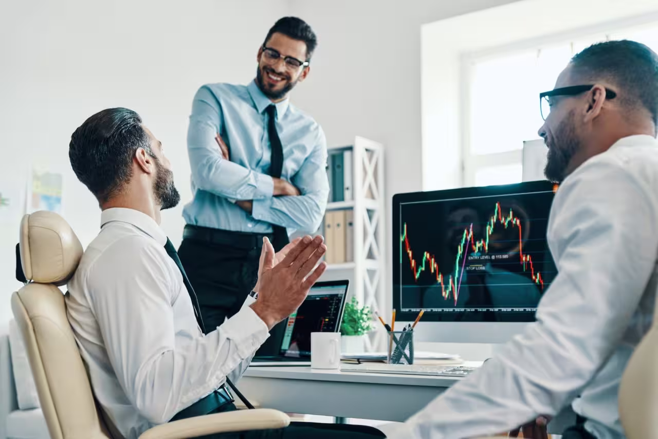 TrueBlue Trading App trading interface illustration